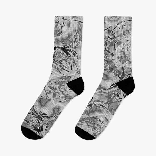 Item preview, Grey and White Floral Abstract  designed and sold by Lynn  Marie Sharp.