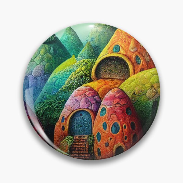 Item preview, Rainbow Colored Faerie Dwellings designed and sold by fairytailsaiart.
