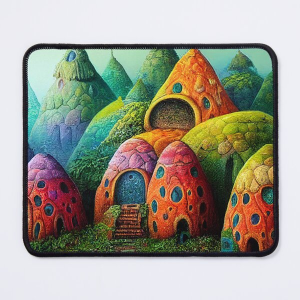 Item preview, Rainbow Colored Faerie Dwellings designed and sold by fairytailsaiart.