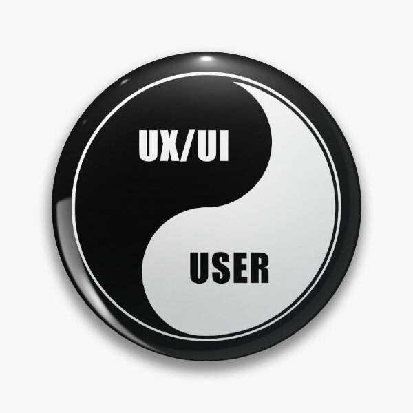 Item preview, Symbol Yin Yang UX/UI Designer Shirt designed and sold by knapst.