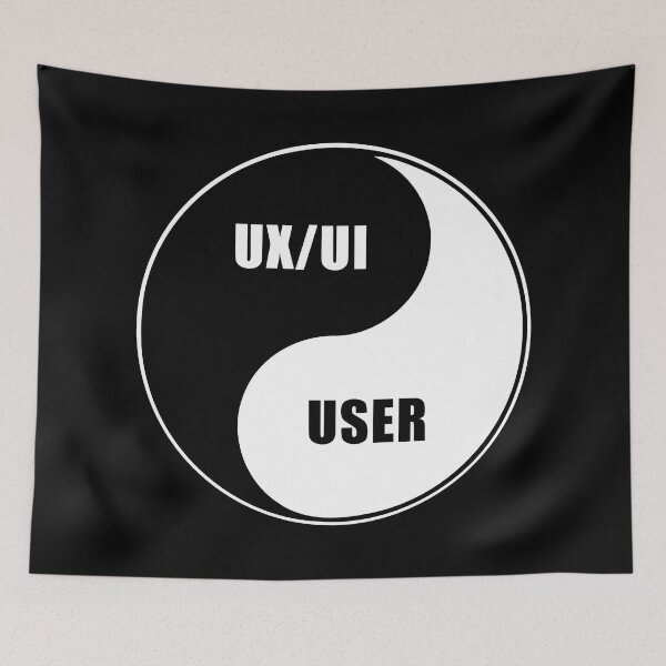 Item preview, Symbol Yin Yang UX/UI Designer Shirt designed and sold by knapst.