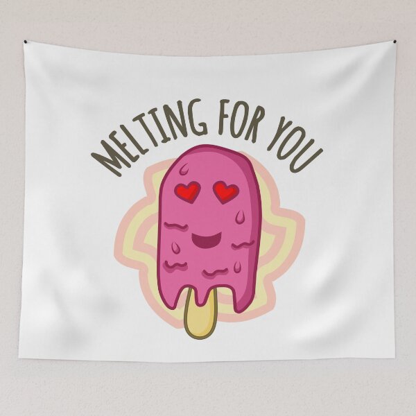 Item preview, Melting for you, ice cream melting love designed and sold by EnzoVectorism.