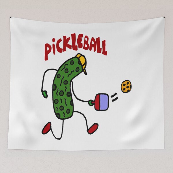 Item preview, Funny Pickle Playing Pickleball            designed and sold by dianhajime.
