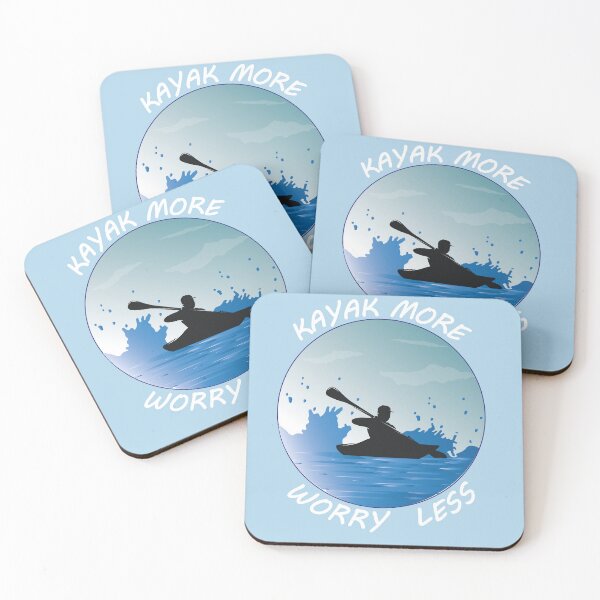 Item preview, Kayak More Worry Less designed and sold by Tifazak.