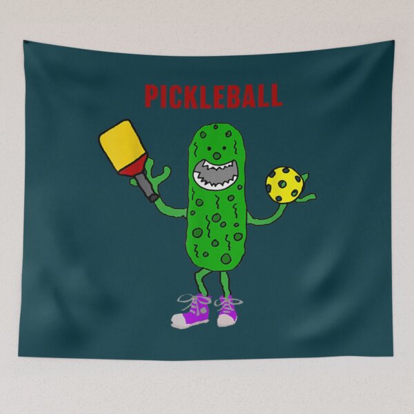 Item preview, Funny Pickle Playing Pickleball      designed and sold by dianhajime.