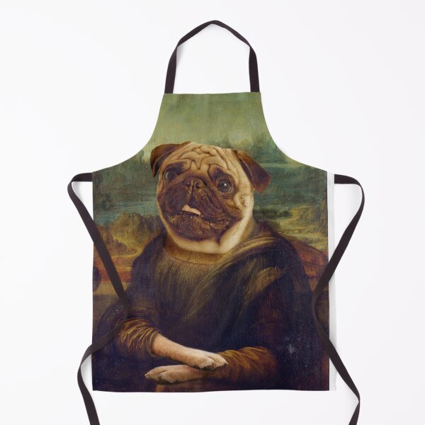 Item preview, Mona Lisa Pug - Gioconda Pug - Pet Gift designed and sold by Furry And Purry.