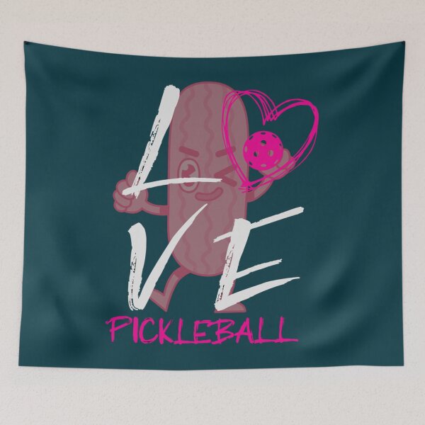 Item preview, Funny Pickle Playing Pickleball   designed and sold by dianhajime.