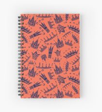 Beautiful royal crowns. Spiral Notebook