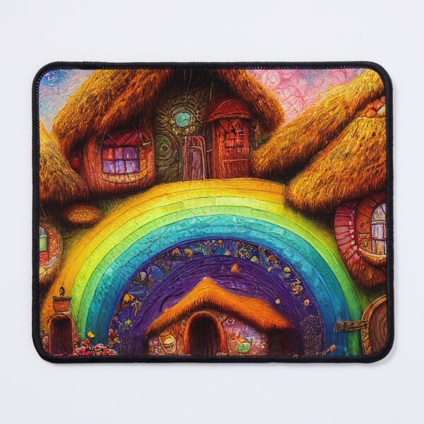 Item preview, Faerie Home With Rainbow Roof designed and sold by fairytailsaiart.