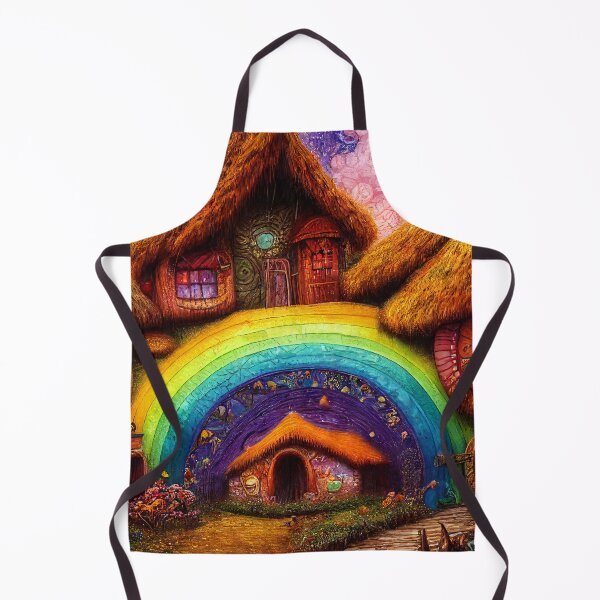 Item preview, Faerie Home With Rainbow Roof designed and sold by fairytailsaiart.