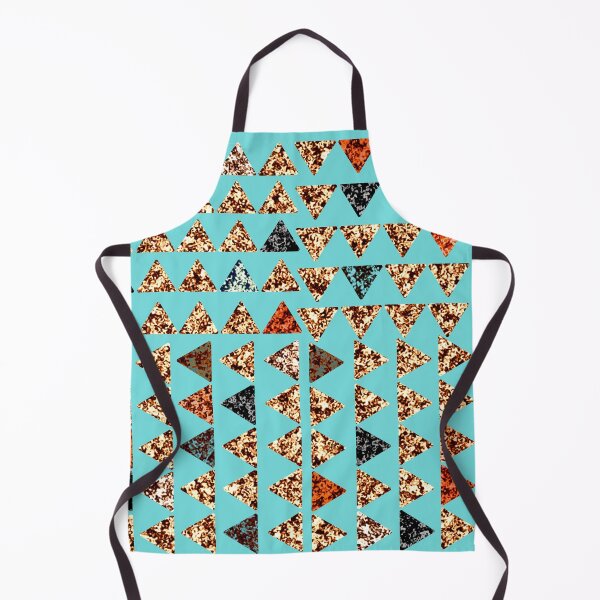 Item preview, Marbled triangles on blue background designed and sold by LynseysArtShop.