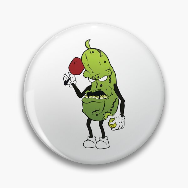 Item preview, Funny zombie Pickle Playing Pickleball    designed and sold by dianhajime.