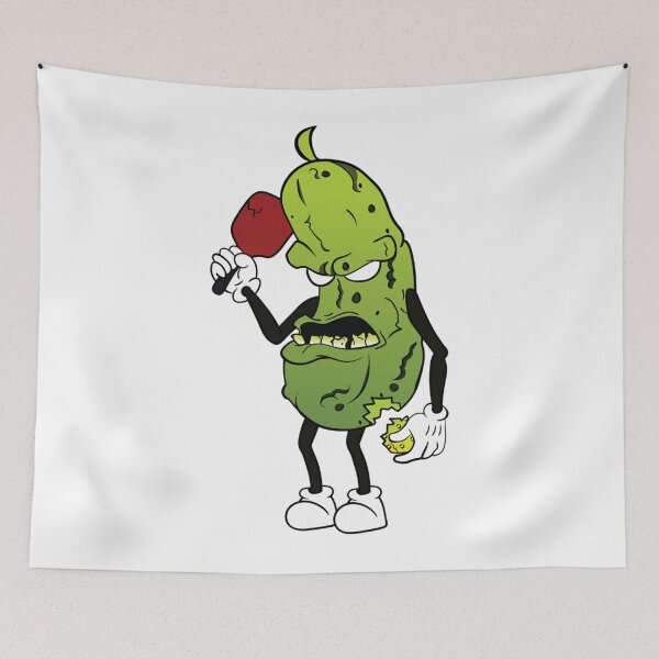 Item preview, Funny zombie Pickle Playing Pickleball    designed and sold by dianhajime.