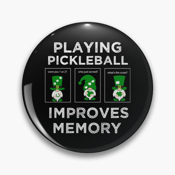 Item preview, Gnomes Playing Pickleball Improves memory st patricks day   designed and sold by dianhajime.
