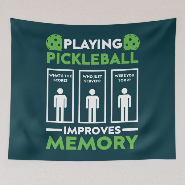 Item preview, Pickleball Player Playing Pickleball Improves Memory of Pickleball Gift Live Laugh And Play Pick designed and sold by dianhajime.
