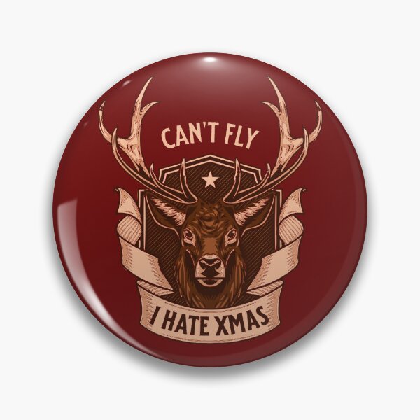 Item preview, Can't Fly  I Hate Xmas | Funny Reindeer design for people who hate Christmas. designed and sold by Lees Tees.