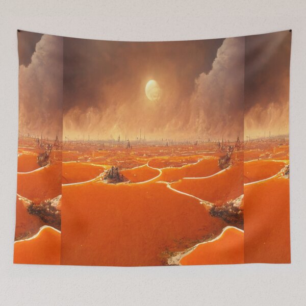 Item preview, Planet Warz - Deadbones - Orange Horizon "Planet Hellcabone" designed and sold by Brazz Official.