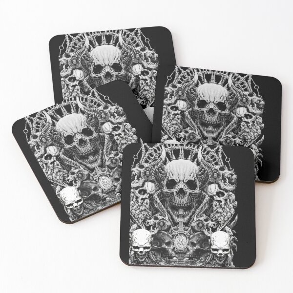Item preview, Thrown of skulls designed and sold by Necropolisband.