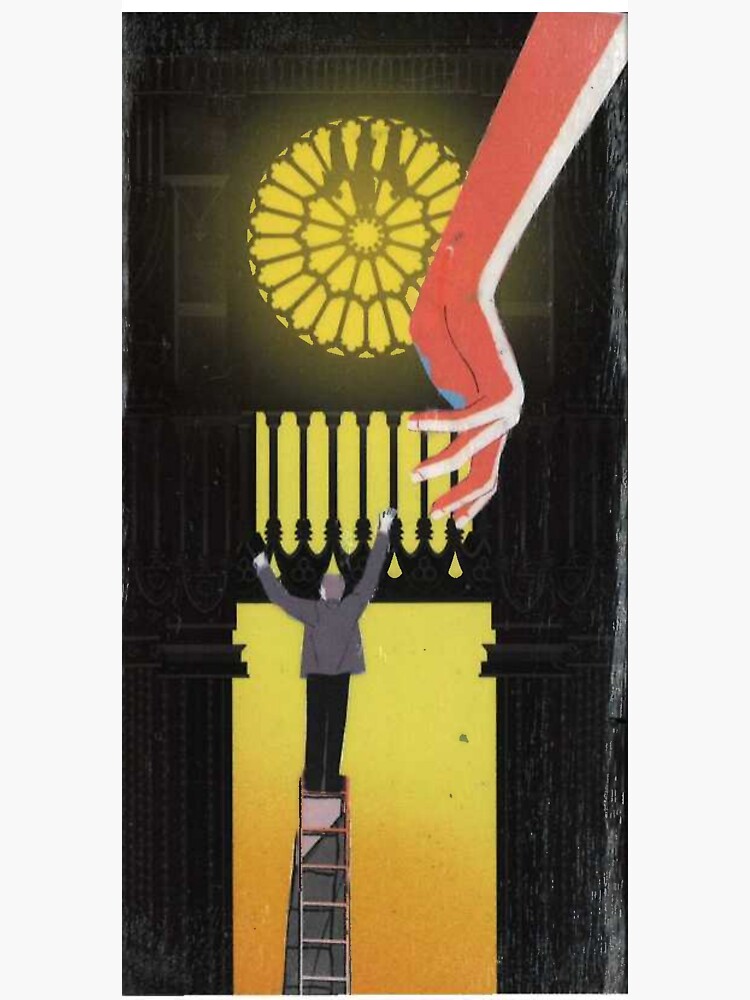 Thumbnail 3 of 3, Sticker, Divine Intervention designed and sold by boyzwithapple.
