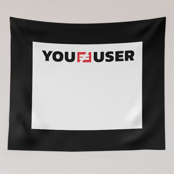 Item preview, Funny Saying You Are Not The User UX/UI Designer Shirt designed and sold by knapst.