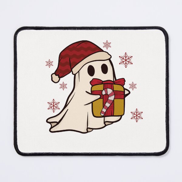 Item preview, Cute 70s Retro Christmas Ghost designed and sold by HappyLifeCreate.