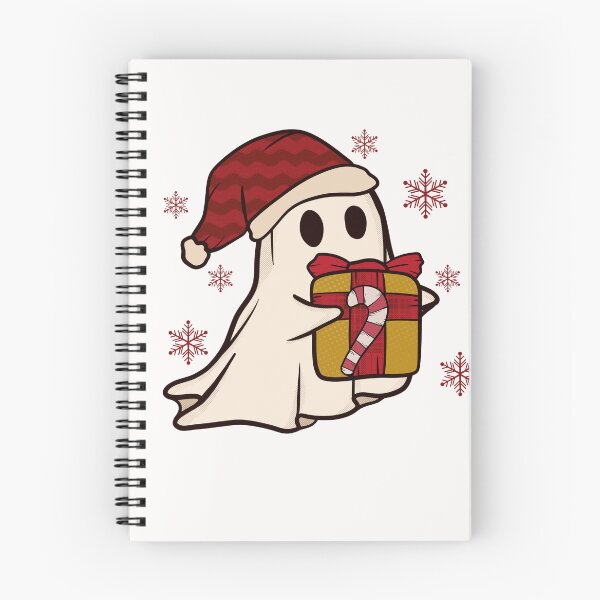 Item preview, Cute 70s Retro Christmas Ghost designed and sold by HappyLifeCreate.