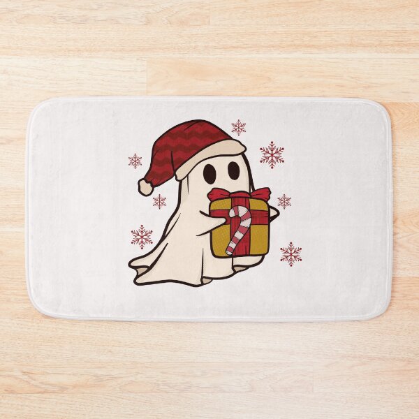Item preview, Cute 70s Retro Christmas Ghost designed and sold by HappyLifeCreate.