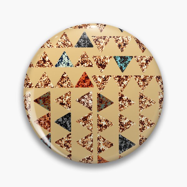 Item preview, Marbled triangles on neutral  background  designed and sold by LynseysArtShop.