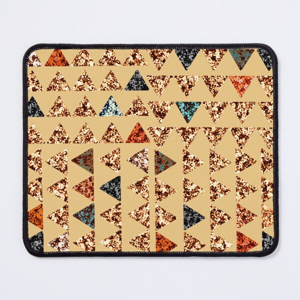 Item preview, Marbled triangles on neutral  background  designed and sold by LynseysArtShop.