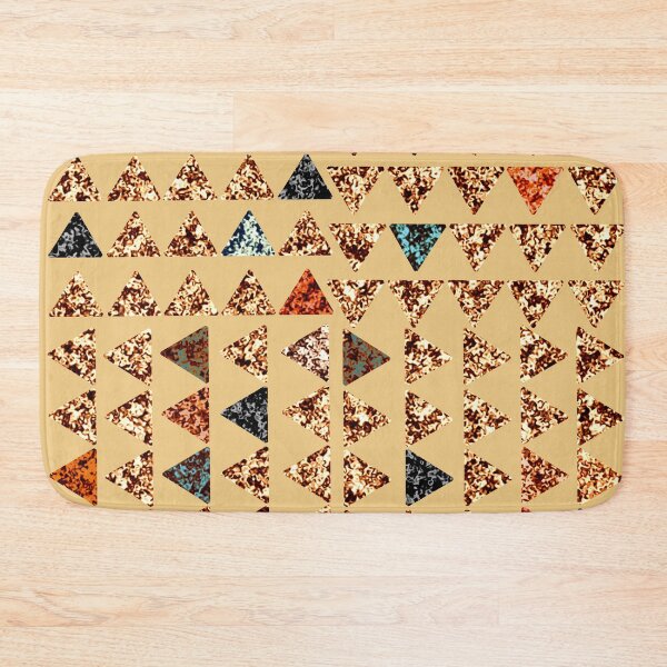 Item preview, Marbled triangles on neutral  background  designed and sold by LynseysArtShop.