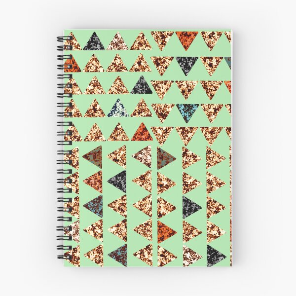Item preview, Marbled triangles on green  background  designed and sold by LynseysArtShop.