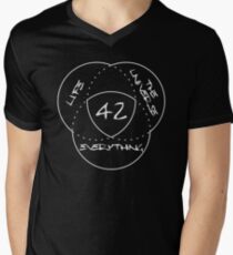 Life, the Universe & Everything = 42 Men's V-Neck T-Shirt