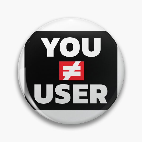 Item preview, You Are Not The User UX/UI Designer designed and sold by knapst.