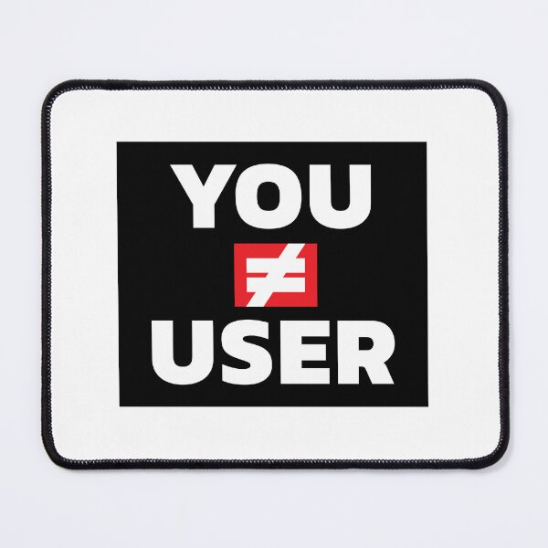 Item preview, You Are Not The User UX/UI Designer designed and sold by knapst.