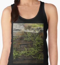 Spleenwort Maidenhair fern on wall at Cashelnagor Women's Tank Top