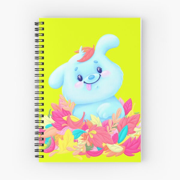 Item preview, A little funny puppy in a colorful pile of leaves designed and sold by artmeyer.