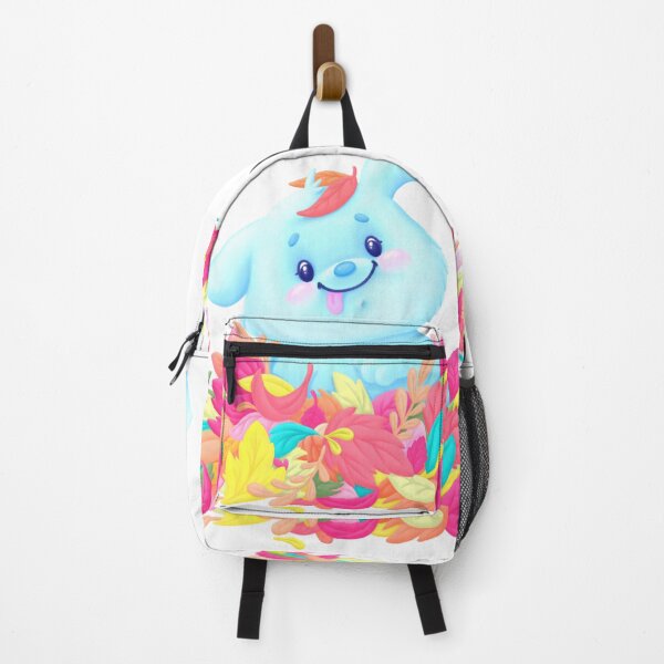 Item preview, A little funny puppy in a colorful pile of leaves designed and sold by artmeyer.