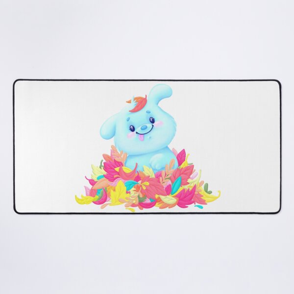Item preview, A little funny puppy in a colorful pile of leaves designed and sold by artmeyer.