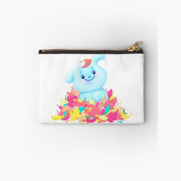 Item preview, A little funny puppy in a colorful pile of leaves designed and sold by artmeyer.