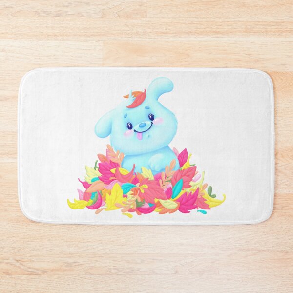 Item preview, A little funny puppy in a colorful pile of leaves designed and sold by artmeyer.