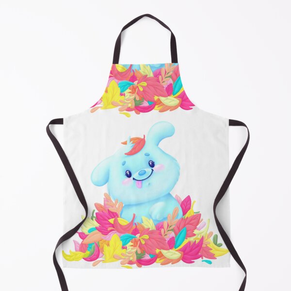 Item preview, A little funny puppy in a colorful pile of leaves designed and sold by artmeyer.