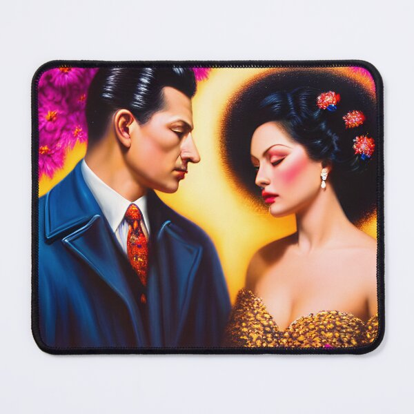 Item preview, Mexican Couple 1940's Style Kitsch Illustration designed and sold by The-11th-Floor.