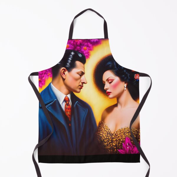 Item preview, Mexican Couple 1940's Style Kitsch Illustration designed and sold by The-11th-Floor.
