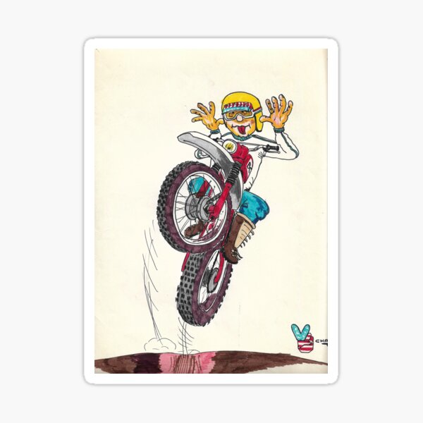 Herren Moto Trial - Trial Bike - Motorrad Biker - Bike Trial Sticker for  Sale by Engizerostore
