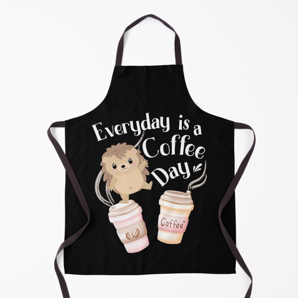 Item preview, EVERYDAY IS A COFFEE DAY CUTE FUNNY HEDGEHOG designed and sold by FlutteringWings.
