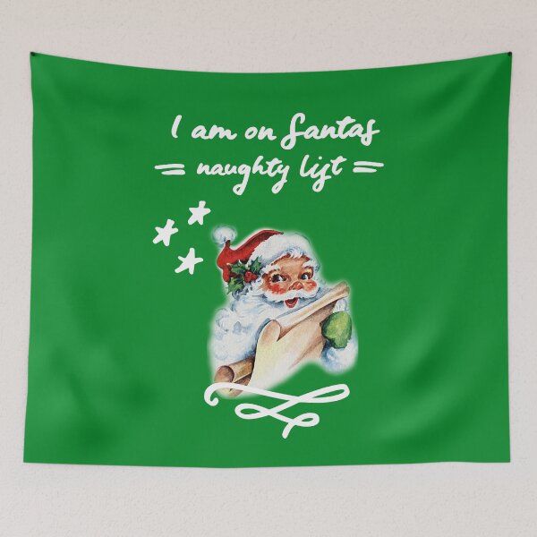 Item preview, Christmas. I am on Santas Naughty List designed and sold by STYLESYNDIKAT.