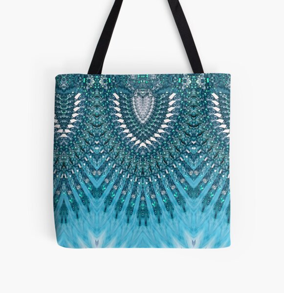 Dancing Mermaids All Over Print Tote Bag
