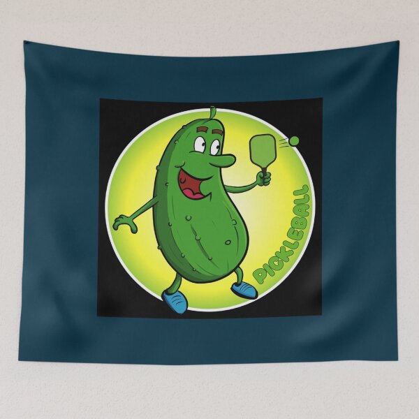 Item preview, Funny pickle playing pickleball                                              designed and sold by dianyagami.