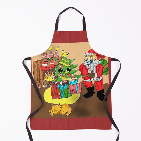 Item preview, Cozy Santa Clause with Sleeping Kitten designed and sold by H-artful.