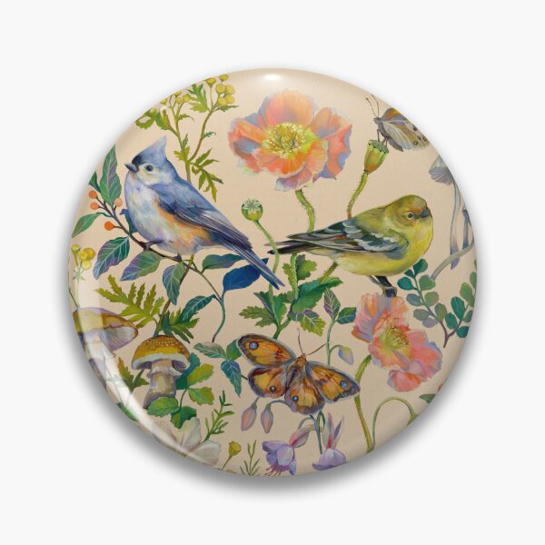 Item preview, Flower Birds Garden designed and sold by claramcallister.